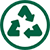 shingle and tire recycling icon